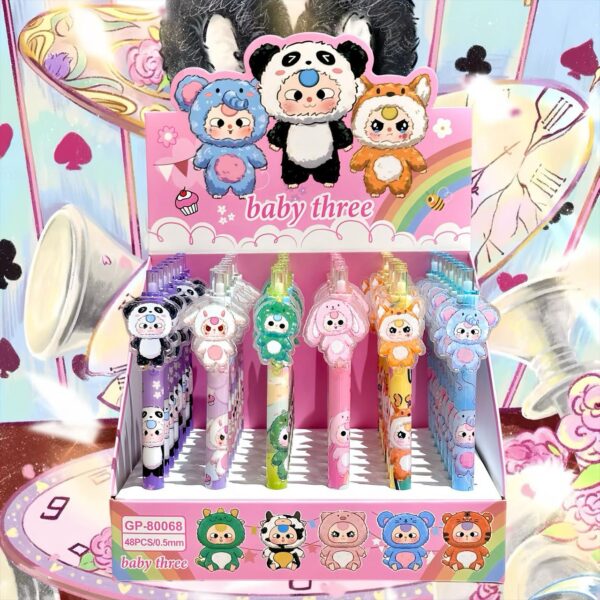 Lápiz de Tinta Gel Diseño Baby Three 🐻✨ - Imagen 3