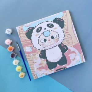 🖼️ Pintura al Óleo Baby Three 🐻✨ - Imagen 3