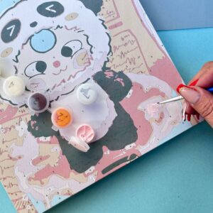 🖼️ Pintura al Óleo Baby Three 🐻✨ - Imagen 4