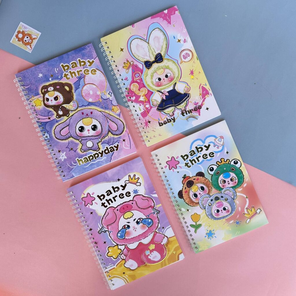 📘 Libreta Grande Lineal Baby Three ✨