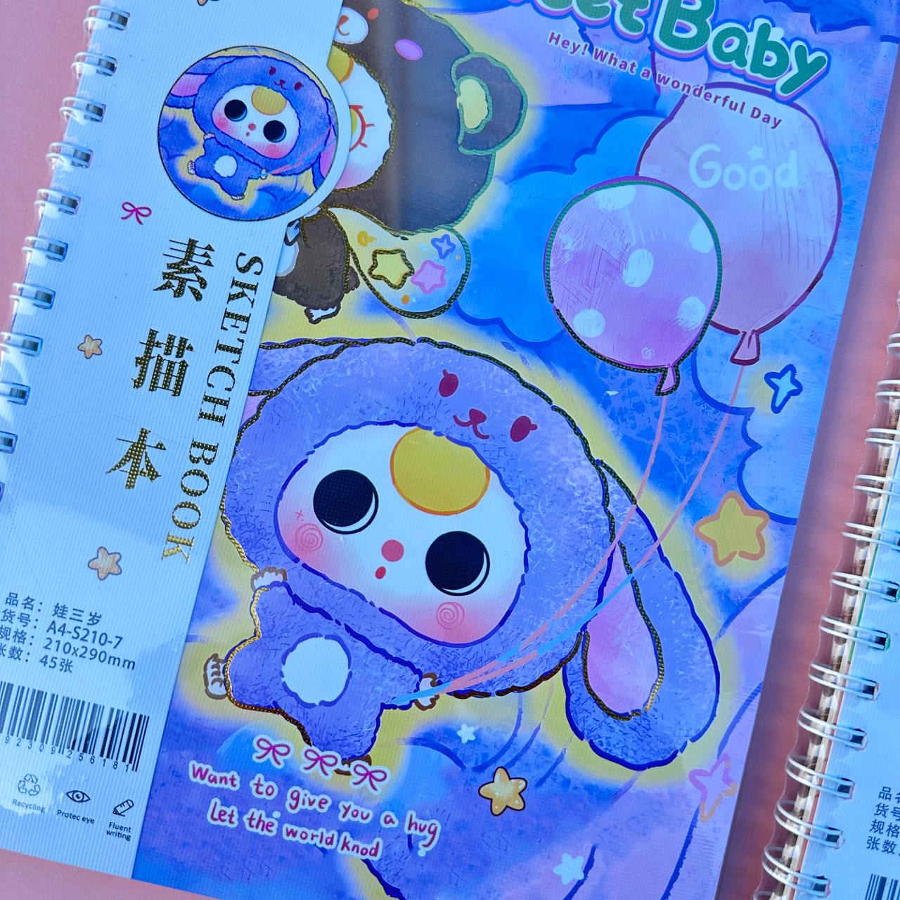 📓 Croquera para Pintar Baby Three 🐻🖌️