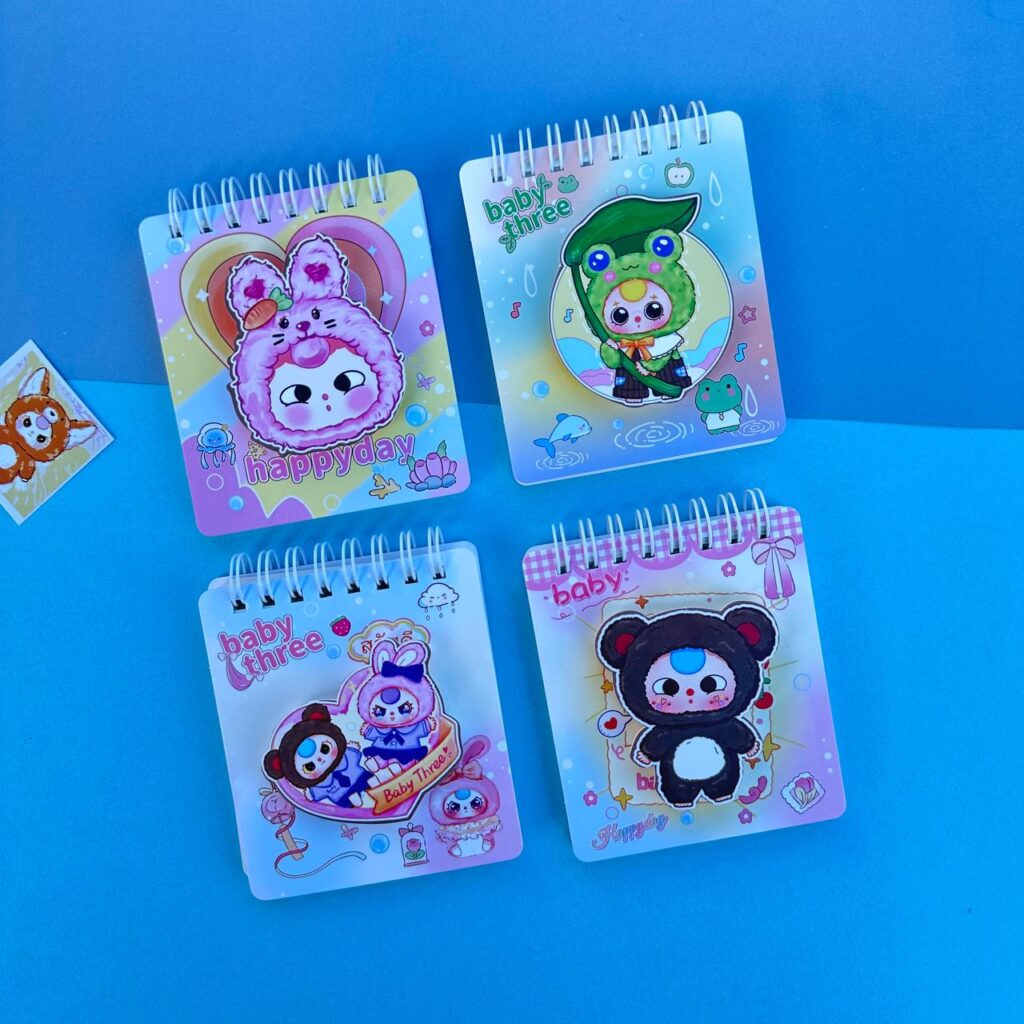 📒 Libreta Pequeña Baby Three Giro 🐾✨