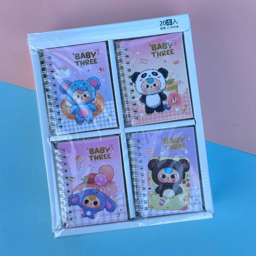 📘 Mini Libreta Argollada Baby Three