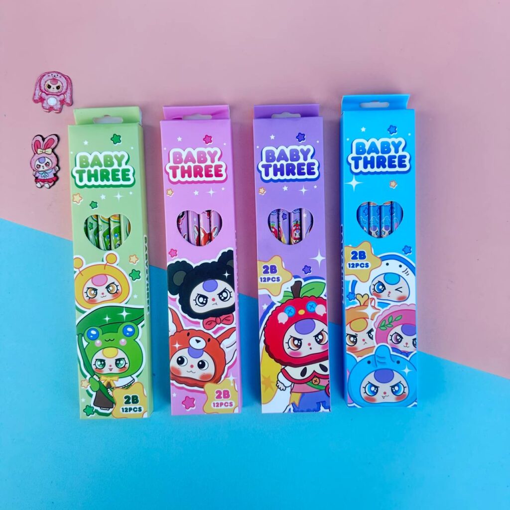 Caja de Lápices 12PCS Baby Three ✏️