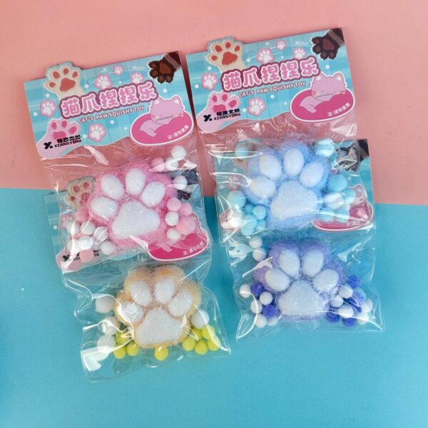 🧸 Squishy Patita de Gato Pastel 🎀 - Imagen 4