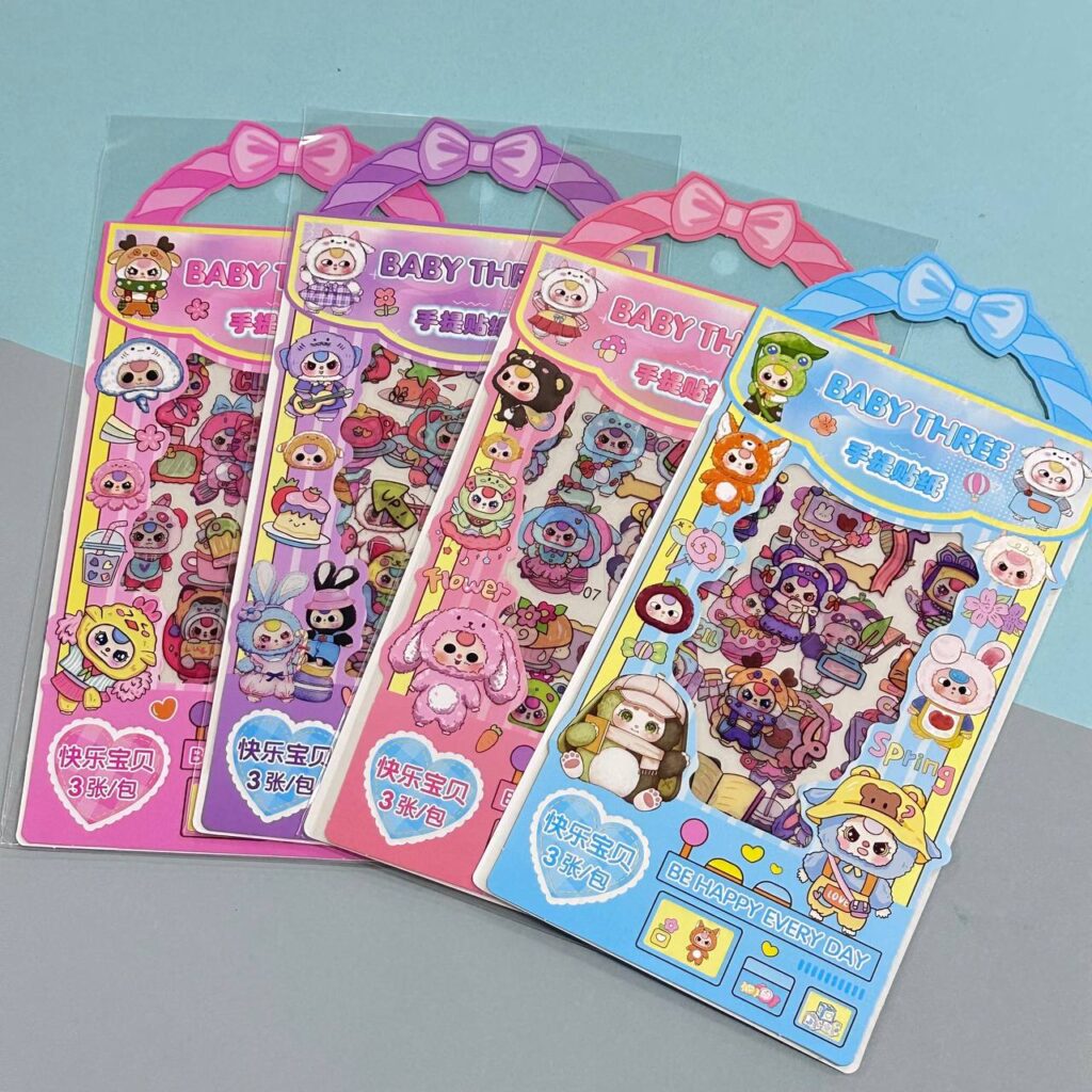 🛍️ Stickers Baby Three Lazo ✨