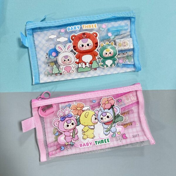 ✏️ Set Papelería Baby Three 5 Piezas