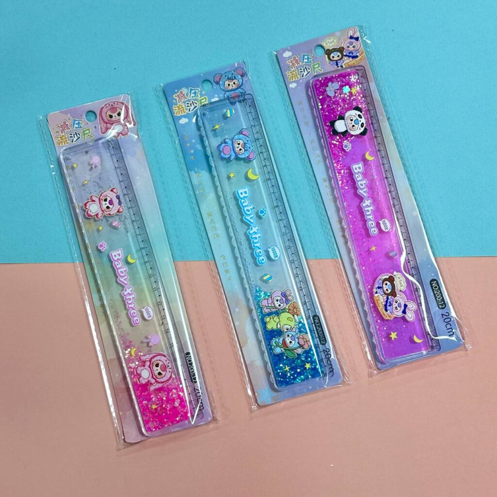 📏 Regla Movediza Baby Three 20CM 🎀