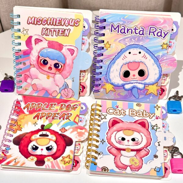 Libreta con Candado Baby Three 🐻🔐