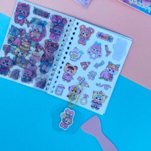 📘 Álbum de Stickers + Espátula Baby Three 🐻✨ - Imagen 3