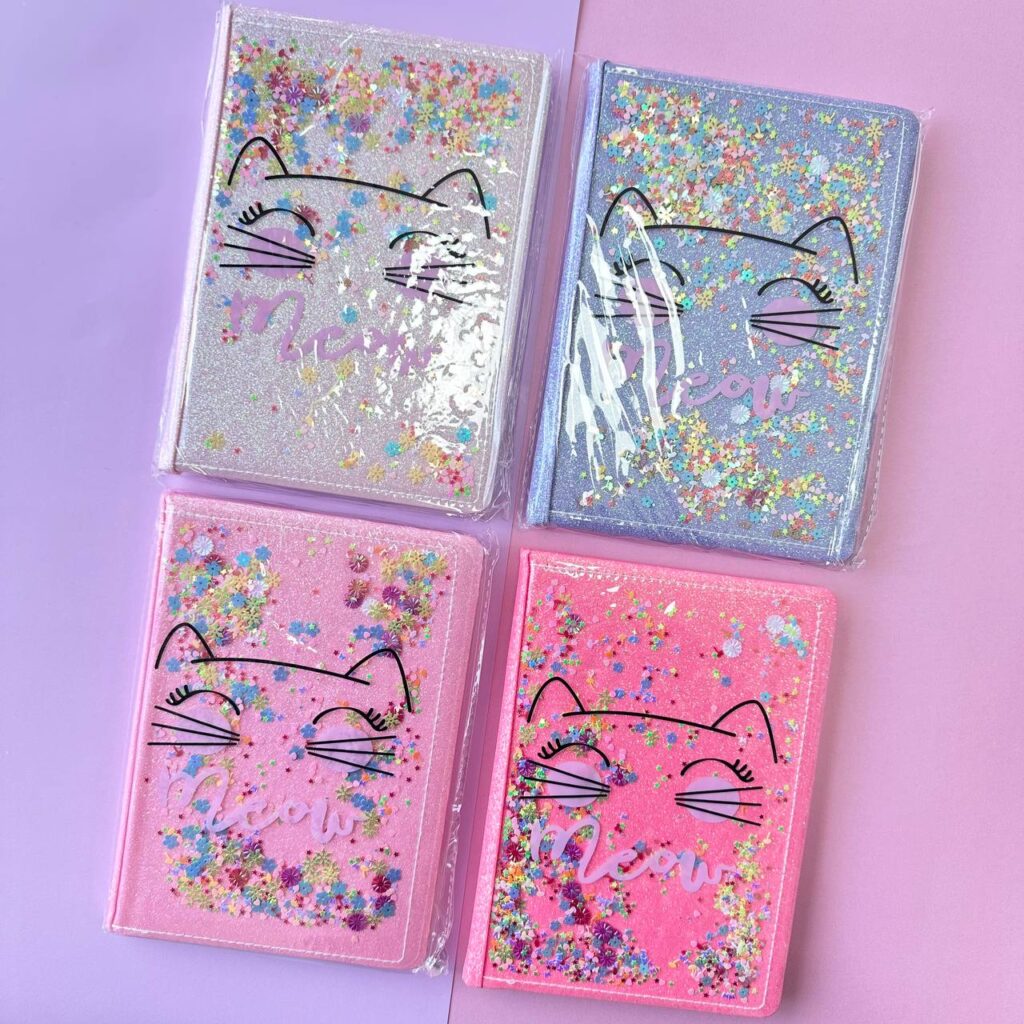 Libreta con Brillo Gatito 🌟🐾