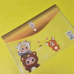Carpeta de Documentos Baby Three | Tamaño A4 Transparente ✨📁