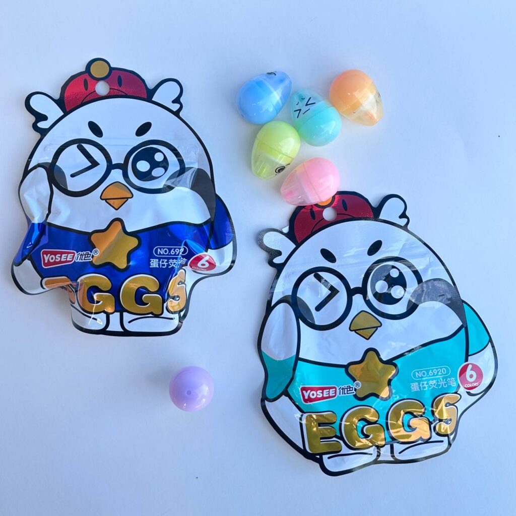 Mini Destacadores Pollito | Set de 6 Colores Surtidos 🐥✨
