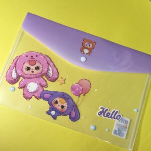 Carpeta de Documentos Baby Three | Tamaño A4 Transparente ✨📁 - Imagen 3