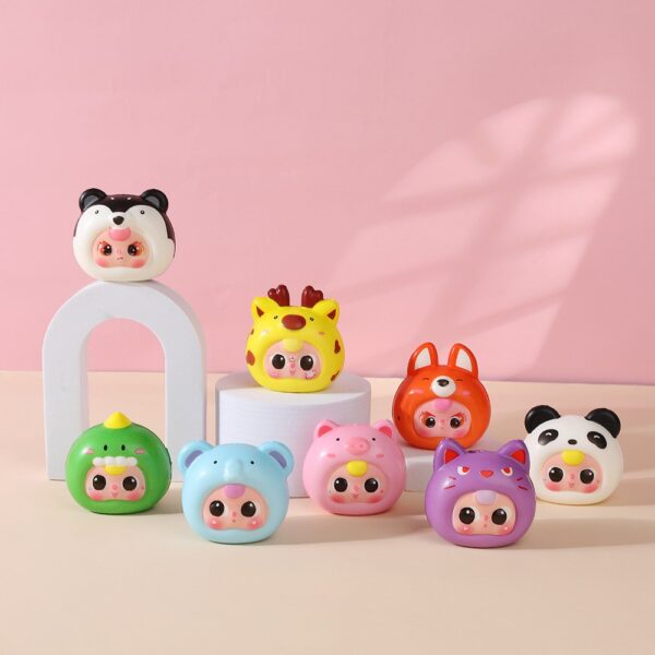 Squishy Antiestrés Cara Baby Three | 8 Modelos Surtidos