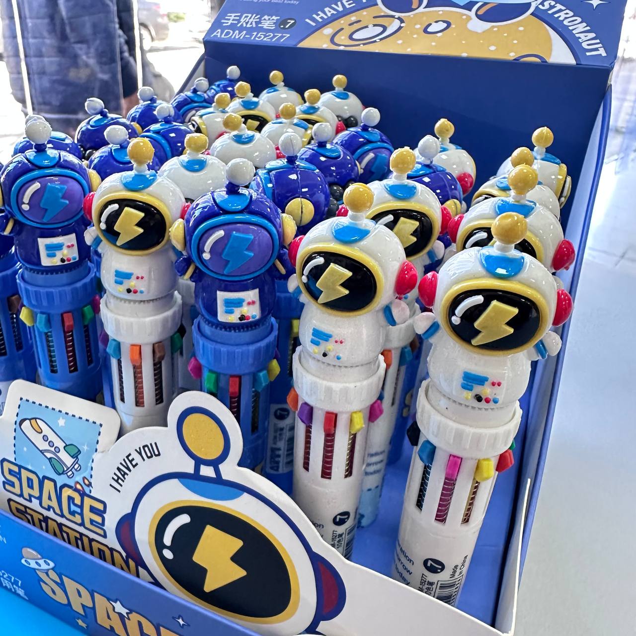 Lápiz 10 Colores Astronauta Goma 🧑‍🚀✨