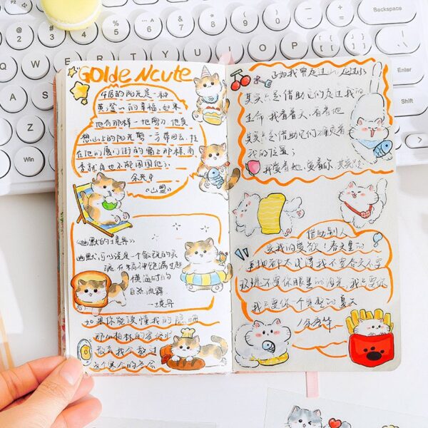 🐱 Set de 4 Stickers Gatito – ¡Ternura en cada detalle! ✨ - Imagen 4