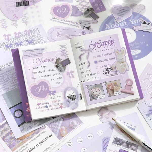 🧷 Set de 103 Decoraciones Vintage – Estilo retro /4 modelos✨📜 - Imagen 5