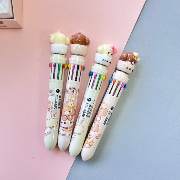 🖊️ Lápiz 10 Colores Cute Pupy ✨🐾 - Imagen 2