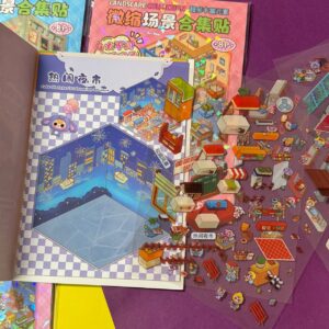 Libreta de Stickers para Vestir Baby Three | Modelos Surtidos 👗✨