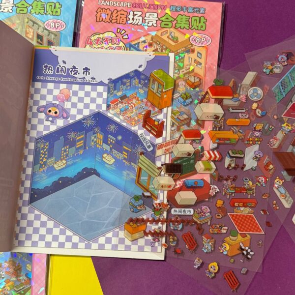 Libreta de Stickers para Vestir Baby Three | Modelos Surtidos 👗✨ - Imagen 2