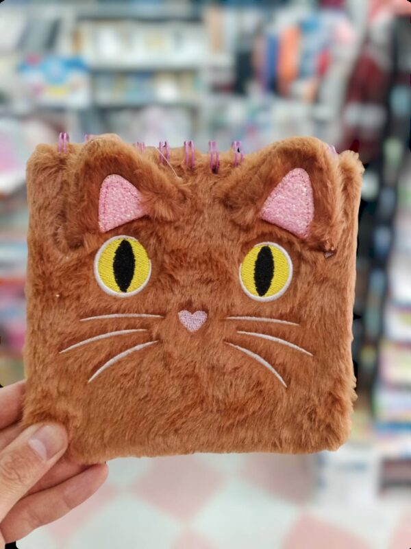 🐱✨ Libreta Mediana de Felpa Gatito – ¡Suavidad que inspira! 🐾📓 - Imagen 3