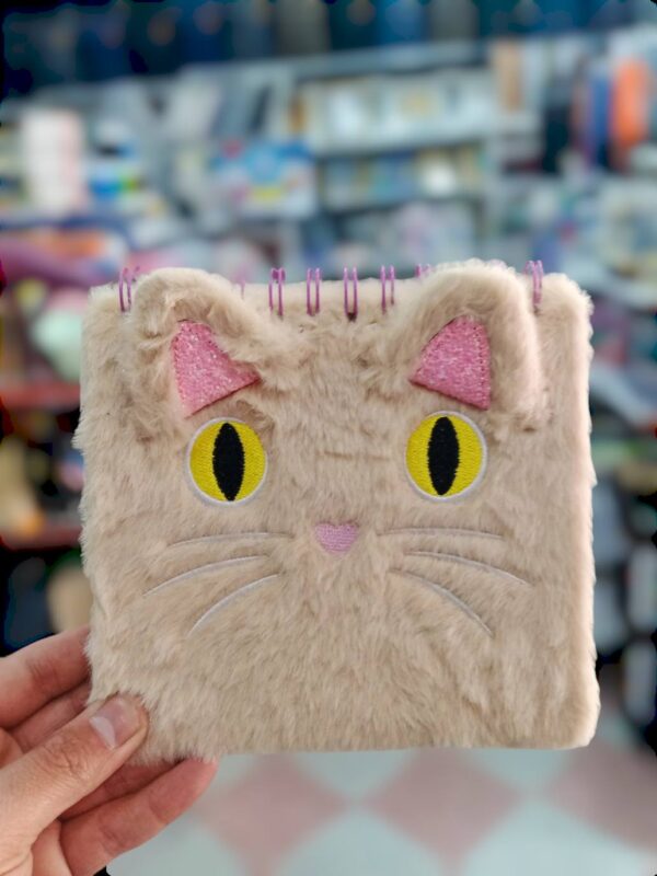 🐱✨ Libreta Mediana de Felpa Gatito – ¡Suavidad que inspira! 🐾📓 - Imagen 4