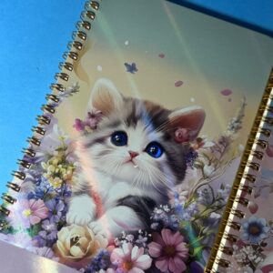 Libreta Holográfica Gatito | A5 | 4 Colores Surtidos 😺✨ - Imagen 5