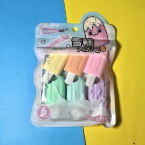 Mini Destacadores Paletas | Set de 6 Colores Surtidos 🍭✨ - Imagen 5