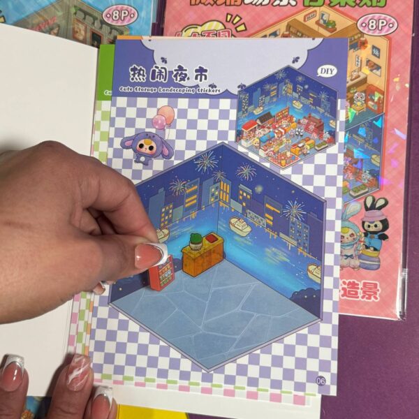 Libreta de Stickers para Vestir Baby Three | Modelos Surtidos 👗✨ - Imagen 5