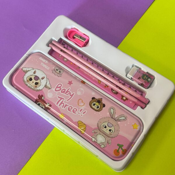 Set de Papelería en Caja Baby Three 6PCS 🐻✨ - Imagen 4