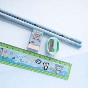 Set de Papelería Baby Three 5PCS en Estuche 🐻🖊️ - Imagen 2