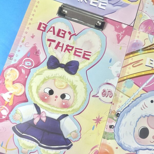 Tabla Sujeta Papel Baby Three A4 ✨ - Imagen 4