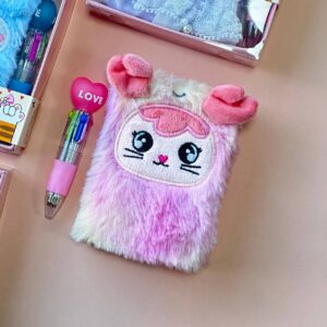 📒 Mini Libreta Peluda + Lápiz ✨🐻