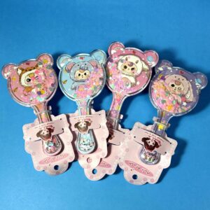 Cepillo de Pelo Baby Three Osito con Brillos ✨🐻 | 4 Modelos Surtidos