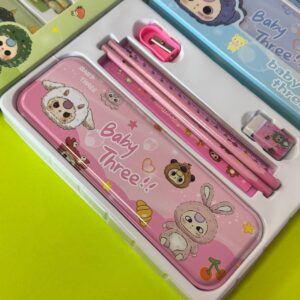 Set de Papelería en Caja Baby Three 6PCS 🐻✨ - Imagen 4