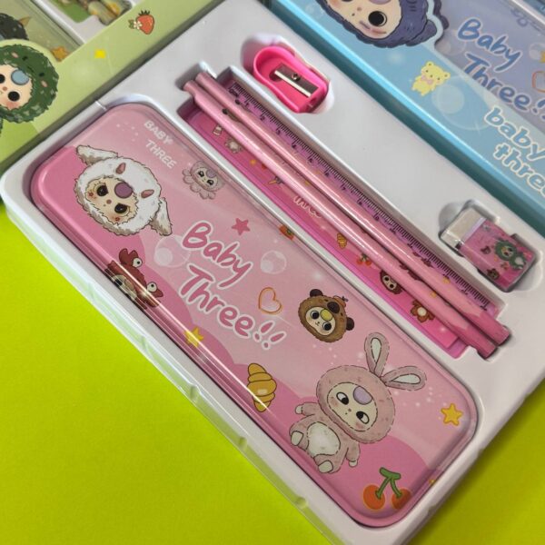 Set de Papelería en Caja Baby Three 6PCS 🐻✨ - Imagen 5