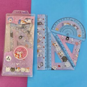 Juego de Reglas Gatitos | Set de 4 Piezas 🐱📏 - Imagen 3