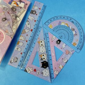 Juego de Reglas Gatitos | Set de 4 Piezas 🐱📏 - Imagen 4