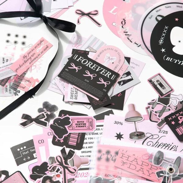 🧷 Set de 103 Decoraciones Vintage – Estilo retro /4 modelos✨📜 - Imagen 3