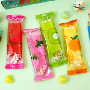Goma de Borrar Diseño Paleta de Frutas 🍉🍊 - Imagen 4