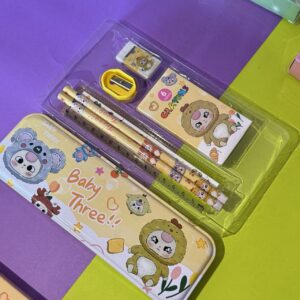 Set de Papelería Rectangular Baby Three 🎁✨