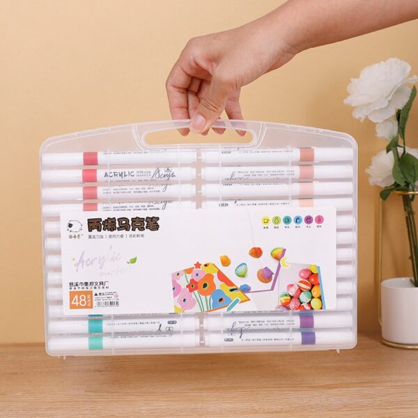 Set de 48 Marcadores Acrílicos 🎨🖌️