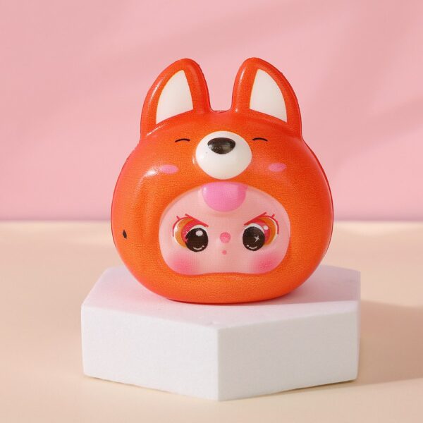 Squishy Antiestrés Cara Baby Three | 8 Modelos Surtidos - Imagen 6