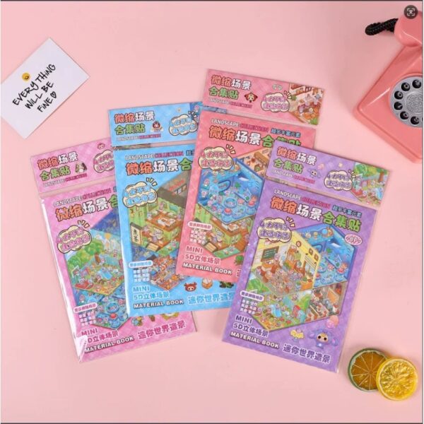 Libreta de Stickers para Vestir Baby Three | Modelos Surtidos 👗✨