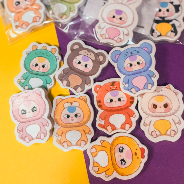 🧼✨ Mini Goma Baby Three – ¡Pequeña, tierna y práctica! 🐣 - Imagen 4