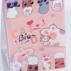 Mini Libreta Pata de Gato Argollada 🐱✨ - Imagen 4