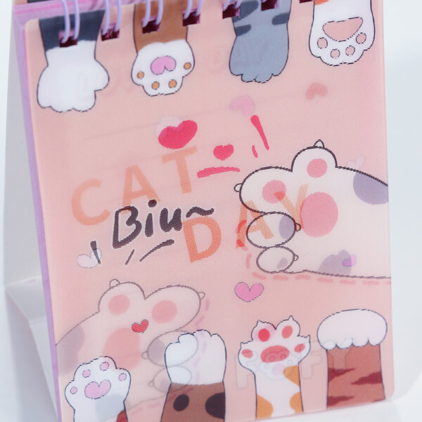 Mini Libreta Pata de Gato Argollada 🐱✨ - Imagen 4