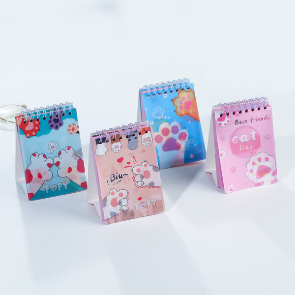 Mini Libreta Pata de Gato Argollada 🐱✨