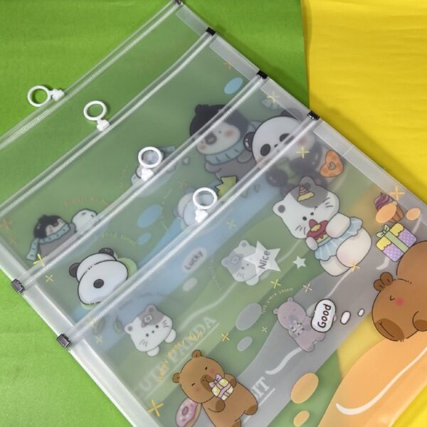 🐾 Bolsa con Cremallera Animalitos Kawaii – ¡Organiza con ternura! 🎒✨